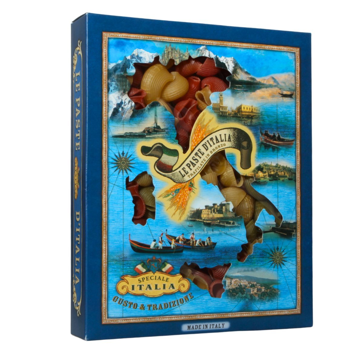 SPECIALE ITALIA ZESTAW Włoski MAKARON Tricolore LUMACONI 3x250g