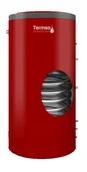 Zasobniki i wymienniki - Bojler nierdzewny pionowy TERMSO 100L 1w CWU jedna wężownica STAL NIERDZEWNA wymiennik zasobnik bojler - miniaturka - grafika 1