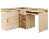 Biurka - Biurko narożne wolnostojące MICHAŁ I dąb sonoma - miniaturka - grafika 1