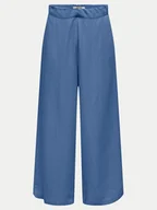 Spodnie sportowe damskie - ONLY Kuloty Charis 15337936 Niebieski Wide Leg - miniaturka - grafika 1