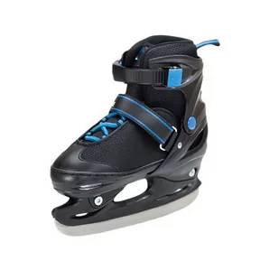 NH7104 A 2w1 BLACK/BLUE ROZM. S ŁYŻWOROLKI Z WYM. PŁ. HOKEJOWĄ NILS EXTREME - Rolki - miniaturka - grafika 3