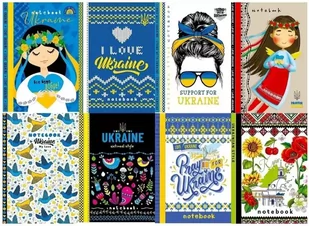 Notatnik ozdobny A6/64K kr. TW Wspieramy Ukrainę - Fresh - Notesy i bloczki - miniaturka - grafika 1
