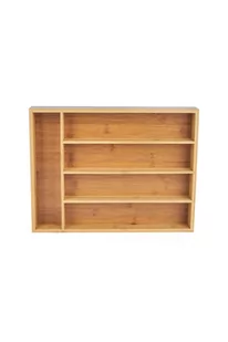 Wkład do szuflady na sztućce bambusowy Tadar 35,5 x 26,5 x 5 cm - Pojemniki kuchenne - miniaturka - grafika 2