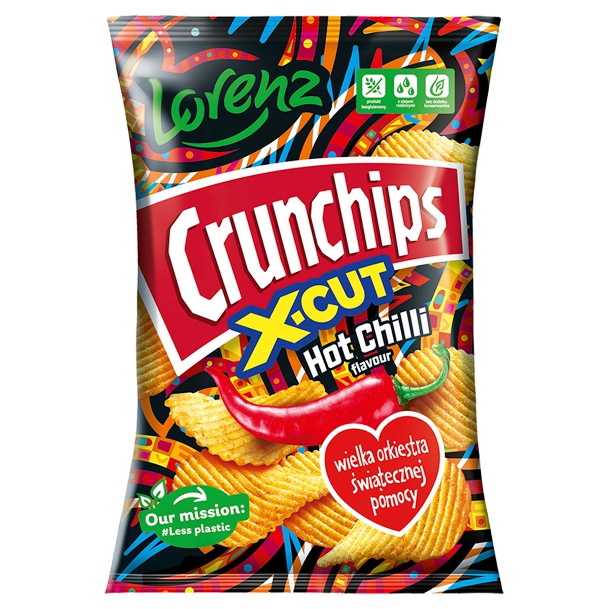Chrupki ziemniaczane Crunchips X-Cut solone 130 g