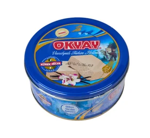 Tradycyjna turecka chałwa waniliowa 840g Okyay - Chałwa - miniaturka - grafika 1