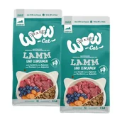 Mokra karma dla kotów - WOW Cat Senior Jagnięcina 2x2 kg - miniaturka - grafika 1
