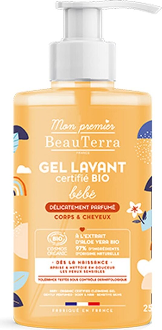 Beauterra organiczny żel pod prysznic dla dzieci z perfumami 750 ml