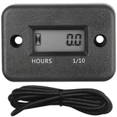 Części motocyklowe - LICZNIK MOTOGODZIN CZAS PRACY SILNIKA 12 / 24 V - miniaturka - grafika 1