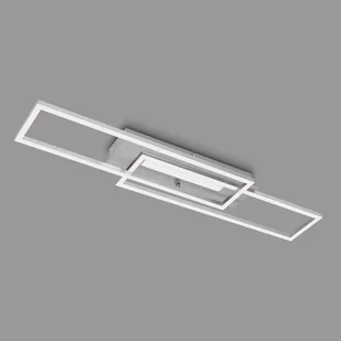 Briloner Lampa sufitowa LED Frame Mid, 3 000 K, aluminium - Lampy sufitowe - miniaturka - grafika 1
