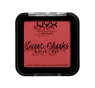 NYX Professional Makeup Professional Makeup - Sweet Cheeks - Matte Mat Creamy Powder Blush - Matowy róż do policzków - 04 CITRINE ROSE NYXCCBRO - Róże do policzków - miniaturka - grafika 2