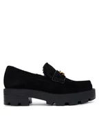 Półbuty damskie - Guess Loafersy za Czarny - miniaturka - grafika 1