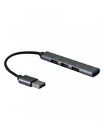 Pozostałe akcesoria sieciowe - STANDARDOWY koncentrator USB 2.0, złącze A, 4x porty A (3x USB2.0 +1x USB 3.2 Gen1) - miniaturka - grafika 1