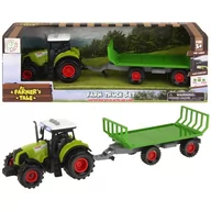 Samochody i pojazdy dla dzieci - NoboKids Traktor Przyczepa Transport Słomy Światło Dźwięk CH-110217 - miniaturka - grafika 1