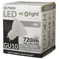 Żarówki LED - Ecolight Eco Light LED GU10 8W 230V Barwa biała 4000K EC79459 EC79459 - miniaturka - grafika 1