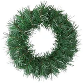 Ozdoby bożonarodzeniowe - Ozdoba świąteczna wianek, zielony, 25 cm - miniaturka - grafika 1