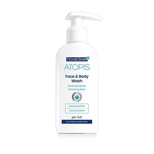 EQUALAN Novaclear Atopis płyn do mycia twarzy i ciała Face&Body Wash 500 ml - Problemy skórne - miniaturka - grafika 1