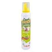 Kosmetyki kąpielowe dla dzieci - Tuban Multisensoryczny pianko-żel Shock, jabłkowy, 200 ml - miniaturka - grafika 1