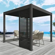 Kratki i pergole - Panel żaluzjowy poziomy do pergoli ELEGANCE/DELUXE/FUSION 1 m Anthracite - Gutroof - miniaturka - grafika 1