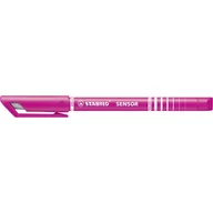 Cienkopisy - Stabilo Sensor  lot de 10 szpilkowe ze szpicem ekstra drobna na amortyzator  różowa 189/56 - miniaturka - grafika 1