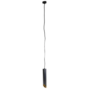Bowi Lampa sufitowa wisząca z serii Nowoczesne & Scandi: Valda Black GU10 - Czarny/złoty OS-006957 - Lampy sufitowe - miniaturka - grafika 1