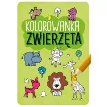 Kapitan Nauka Kolorowanka Zwierzęta praca zbiorowa - Kolorowanki, wyklejanki - miniaturka - grafika 1