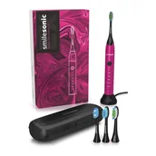 Szczoteczki elektryczne - SMILESONIC EX PINK - szczoteczka soniczna - RÓŻOWA - miniaturka - grafika 1