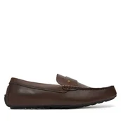 Mokasyny męskie - Mokasyny Gino Rossi LUIGI-02 125AM Brązowy - miniaturka - grafika 1