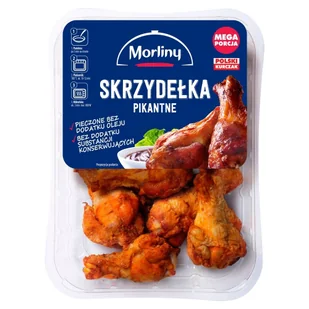 Skrzydełka Pieczone Pikantne 350 G Morliny - Szybkie dania obiadowe - miniaturka - grafika 1