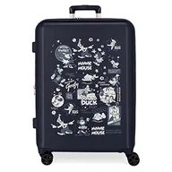 Walizki - Disney 100 Special Shine Mickey Comic Walizka średniej wielkości 48x70x26 cms Twarde mocowanie ABS Wbudowany 81L 3,98 kg 4 koła Podwójne, niebieski, Talla única, średnia walizka - miniaturka - grafika 1