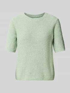 Sweter o kroju regular fit z mieszanki bawełny - Swetry damskie - miniaturka - grafika 1