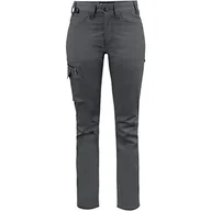 Spodnie damskie - Texstar WP37 damskie spodnie funkcyjne stretch, rozmiar W30/L32, szare - miniaturka - grafika 1