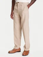 Spodnie męskie - United Colors Of Benetton Spodnie materiałowe 43B3UF03X Beżowy Regular Fit - miniaturka - grafika 1