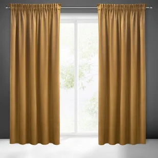 Zasłona Sibel 140x270 na taśmie Miodowa Pierre Cardin - Zasłony - miniaturka - grafika 1