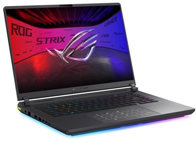 ASUS ROG Strix G16 2025 G615LW-S5075W CPU Core Ultra U9-275HX 2700 MHz 16