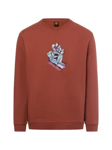 Santa Cruz Bluza męska Mężczyźni Bawełna brązowy wzorzysty, S - Bluzy męskie - miniaturka - grafika 1