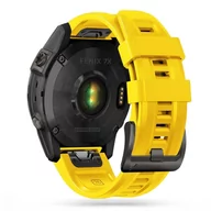 Akcesoria do smartwatchy - Pasek Iconband Braders do Garmin Fenix 5 / 6 / 6 Pro / 7 Yellow - miniaturka - grafika 1