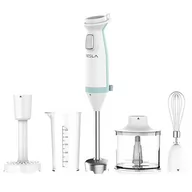 Blendery ręczne - Tesla HB510BWS Blender ręczny 600W, pojemnik 550 ml, stal nierdzewna, biały - miniaturka - grafika 1