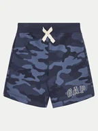 Spodenki damskie - Gap Szorty sportowe 602806-01 Granatowy Regular Fit - miniaturka - grafika 1