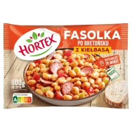 Dania mrożone - Hortex Fasolka po bretońsku z kiełbasą 600 g - miniaturka - grafika 1