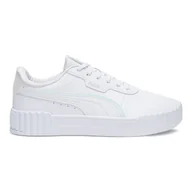 Buty dla dziewczynek - PUMA CARINA 3.0 HOLO 2.0 JR 40228001 Biały - miniaturka - grafika 1