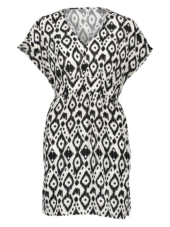 ONLY Sukienka w kolorze kremowo-czarnym