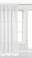 Firany - Firana gotowa na taśmie Luna 140x270 cm biała Spod Igły i Nitki - miniaturka - grafika 1