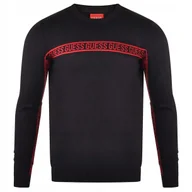 Swetry męskie - Sweter Męski GUESS Tobin X1VR02 Z27Y0 Czarny - miniaturka - grafika 1