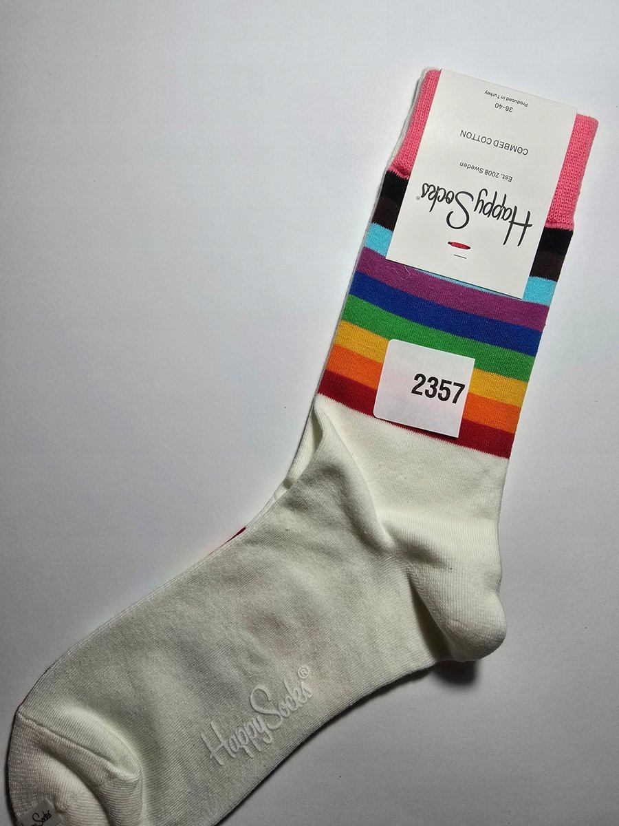 Kolorowe skarpety Happy Socks unisex rozmiar 36-40 (2357)