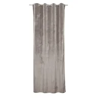 Zasłony - Zasłona welurowa Tony brązowa 140 x 280 cm na przelotkach Inspire - miniaturka - grafika 1