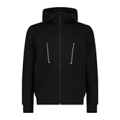 Kurtki męskie - CMP męska kurtka z kapturem, czarna 54 - miniaturka - grafika 1