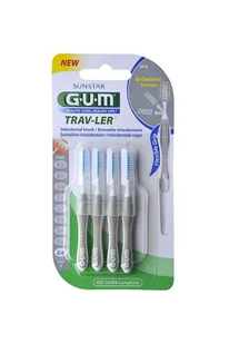 Gum Szczoteczka Trav-Ler 2mm 4szt - Szczoteczki do zębów - miniaturka - grafika 3