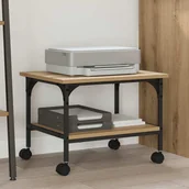 Dodatki do drukarek i skanerów - vidaXL Stojak na drukarkę Dąb rzemieślniczy 50 x 40 x 38 cm 882996 - miniaturka - grafika 1