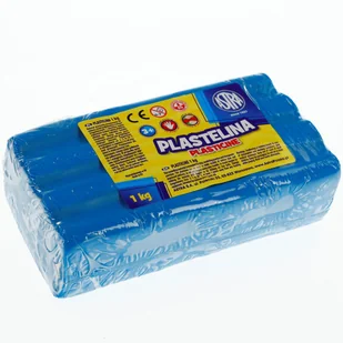 Astra Plastelina 1kg. - niebieska - Masy plastyczne - miniaturka - grafika 1