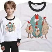 Piżamy dla dziewczynek - Piżama dziecięca Gang Kurczaków Kur 98/104 - VoloDonum - miniaturka - grafika 1